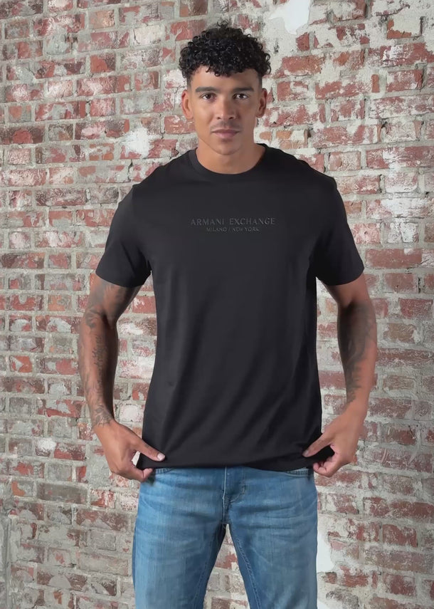 Armani Exchange T-shirts T-shirt - black