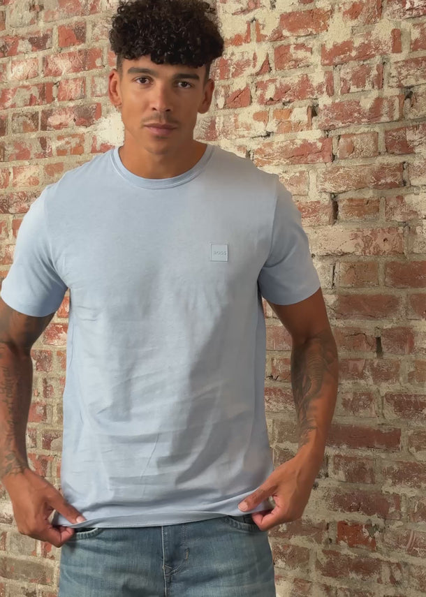 Hugo Boss T-shirts Tales - open blue