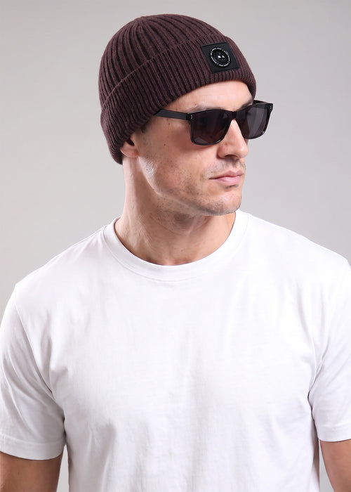 Siren knitted beanie - bordeaux