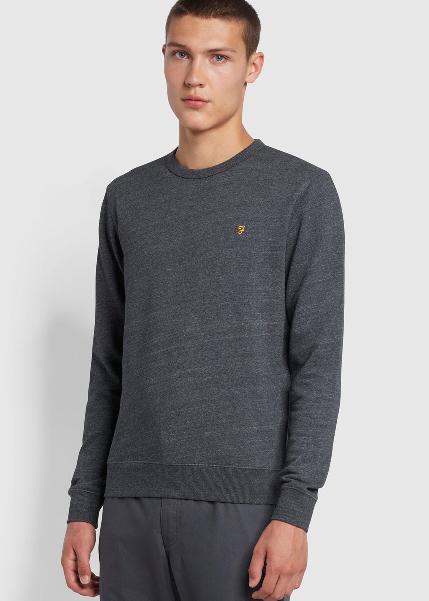 Farah Truien  Sweatshirt tim new crew - farah grey marl 