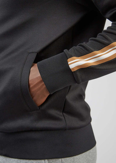 Ben Sherman Vesten  House taped track top - black 