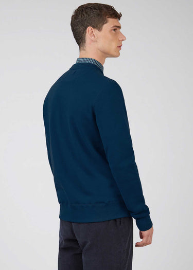 Ben Sherman Truien  B logo crew - marine 