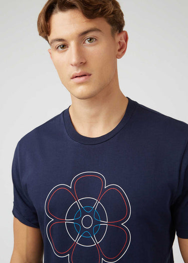 Ben Sherman T-shirts  60th anniversary tee - marine 