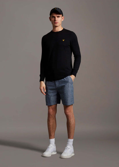 Lyle & Scott Truien  Merino crew jumper - jet black 