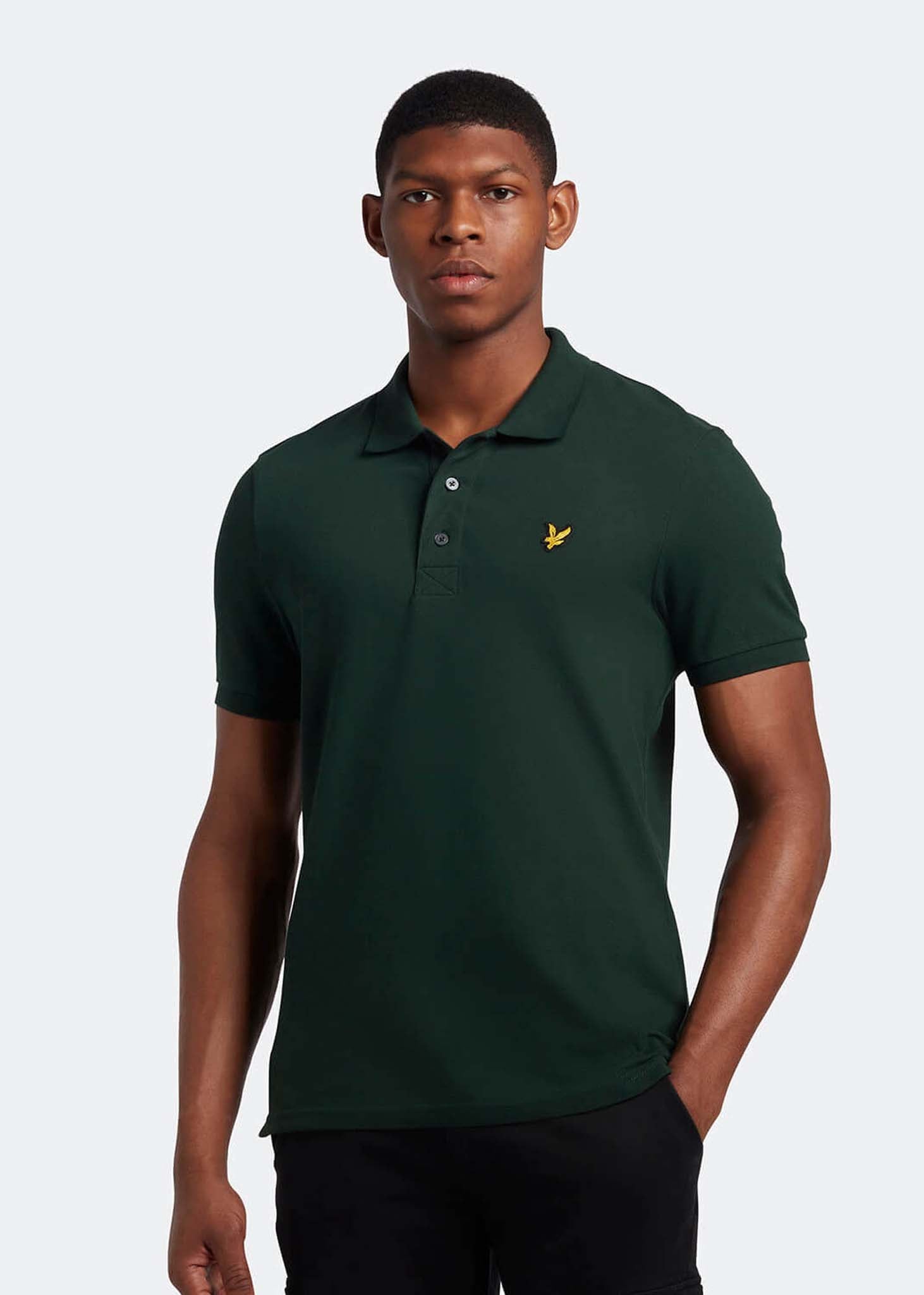 Lyle and Scott polo donkergroen