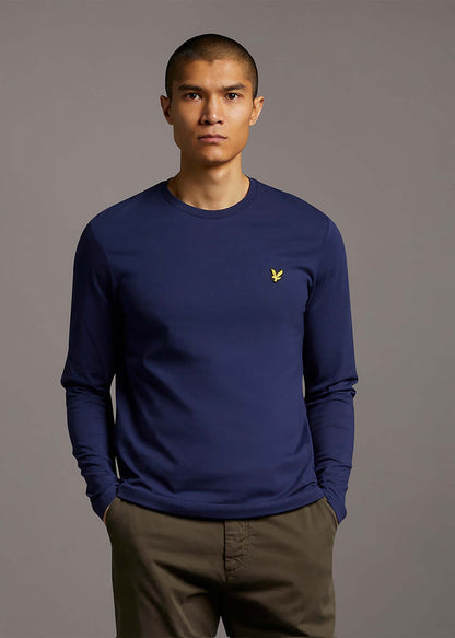 Lyle & Scott Longsleeve Tees  Plain ls t-shirt - navy 