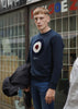 Ben Sherman Truien  Signature target sweat - dark navy 