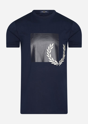 Fred Perry T-shirts  Tonal graphic t-shirt - carbon blue 