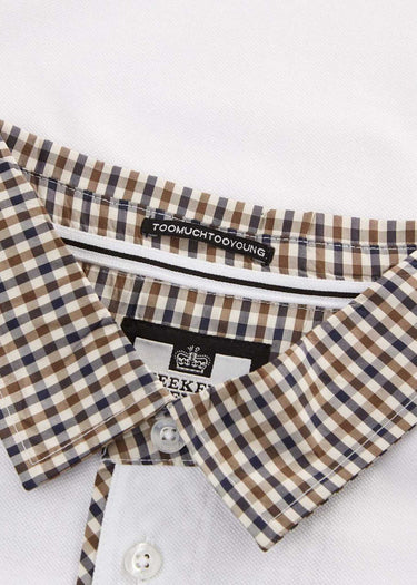 Weekend Offender Longsleeve Polo's  Tavarez - white 