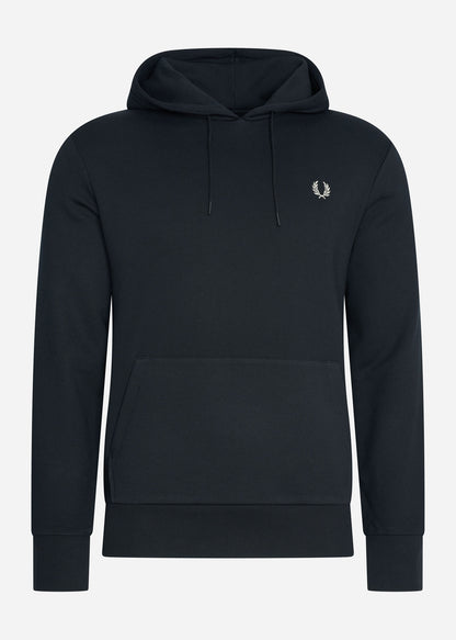 Fred Perry Hoodies  Laurel wreath hooded sweat - black 