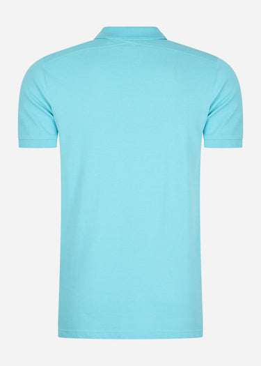 MA.Strum Polo's  SS pique polo - sea blue 