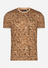 Lyle & Scott T-shirts  Earth print t-shirt - tan 