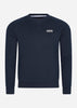 Barbour International Truien  Essential crew sweat - international navy 