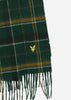 Lyle & Scott Sjaals  Tartan lambswool scarf - dark green 