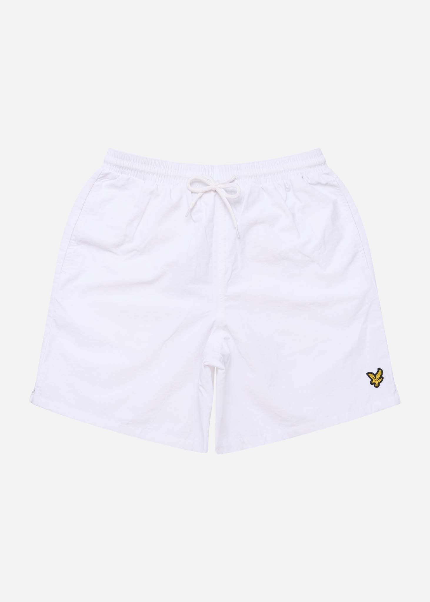 Lyle & Scott Zwembroeken  Plain swimshort - white 