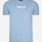 barbour zomer t-shirt powder blue