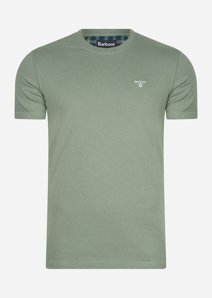 Barbour T-shirts  Tartan sports tee - agave green 