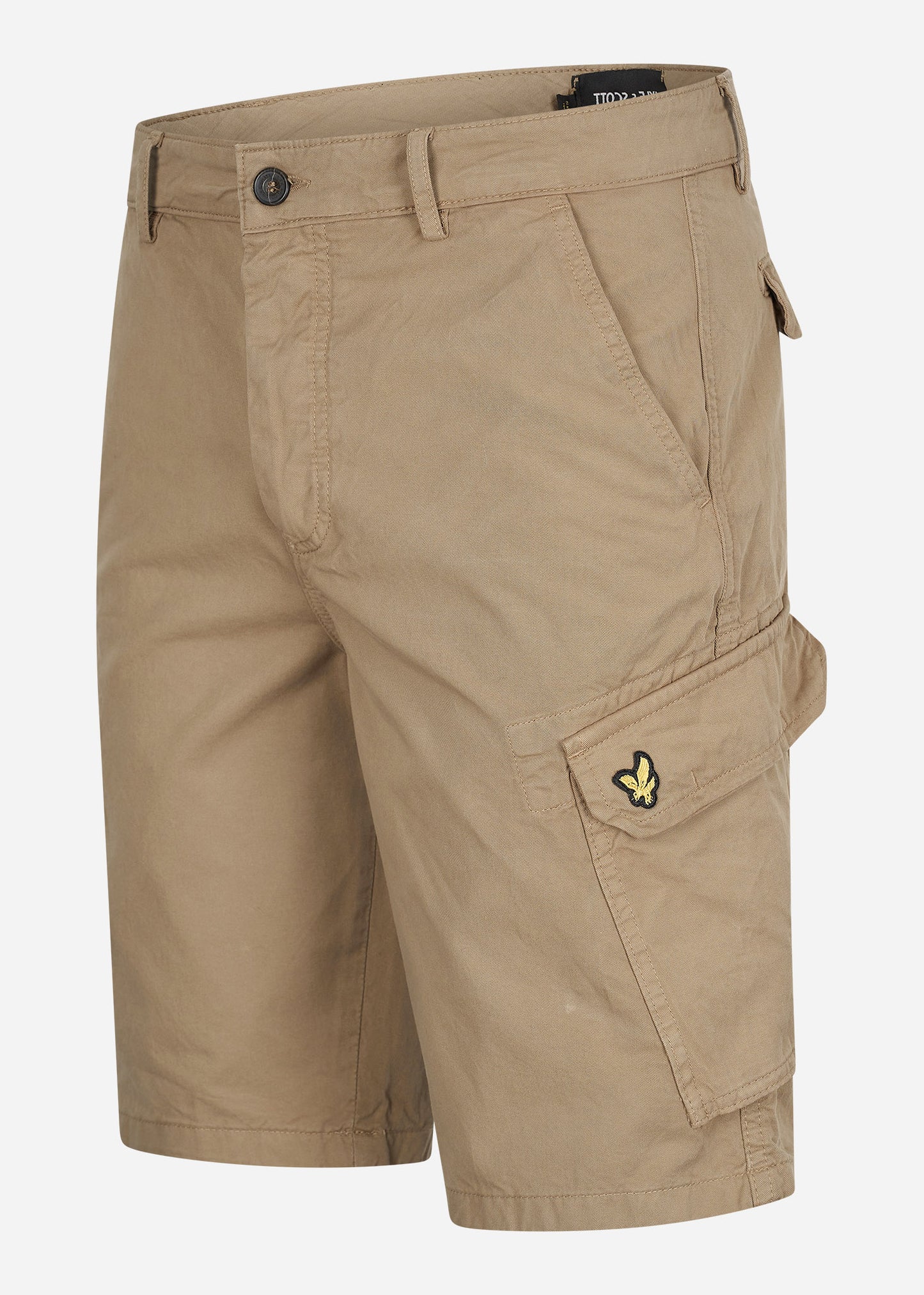 Lyle & Scott Korte Broeken  Wembley cargo short - biscuit 