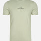 Embroidered t-shirt - seagrass