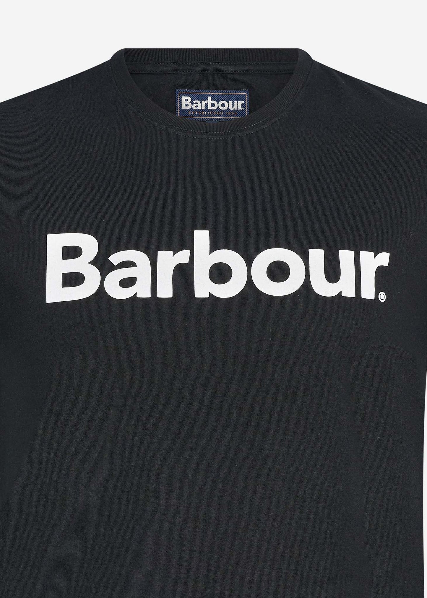 Logo tee - black - Barbour