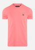 Lyle & Scott T-shirts  Plain t-shirt - punch pink 