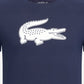 Lacoste t-shirt with print navy