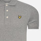 lyle and scott polo mid grey marl
