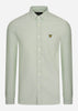 Lyle & Scott Overhemden  Oxford shirt - fern green white 