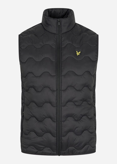 Lyle & Scott Bodywarmers  Crest quilted gilet - jet black 