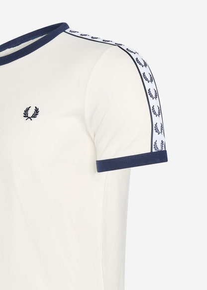 Fred Perry T-shirts  Taped ringer t-shirt - snow white 