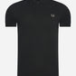 fred perry polo zwart
