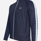 taped track jacket carbon blue