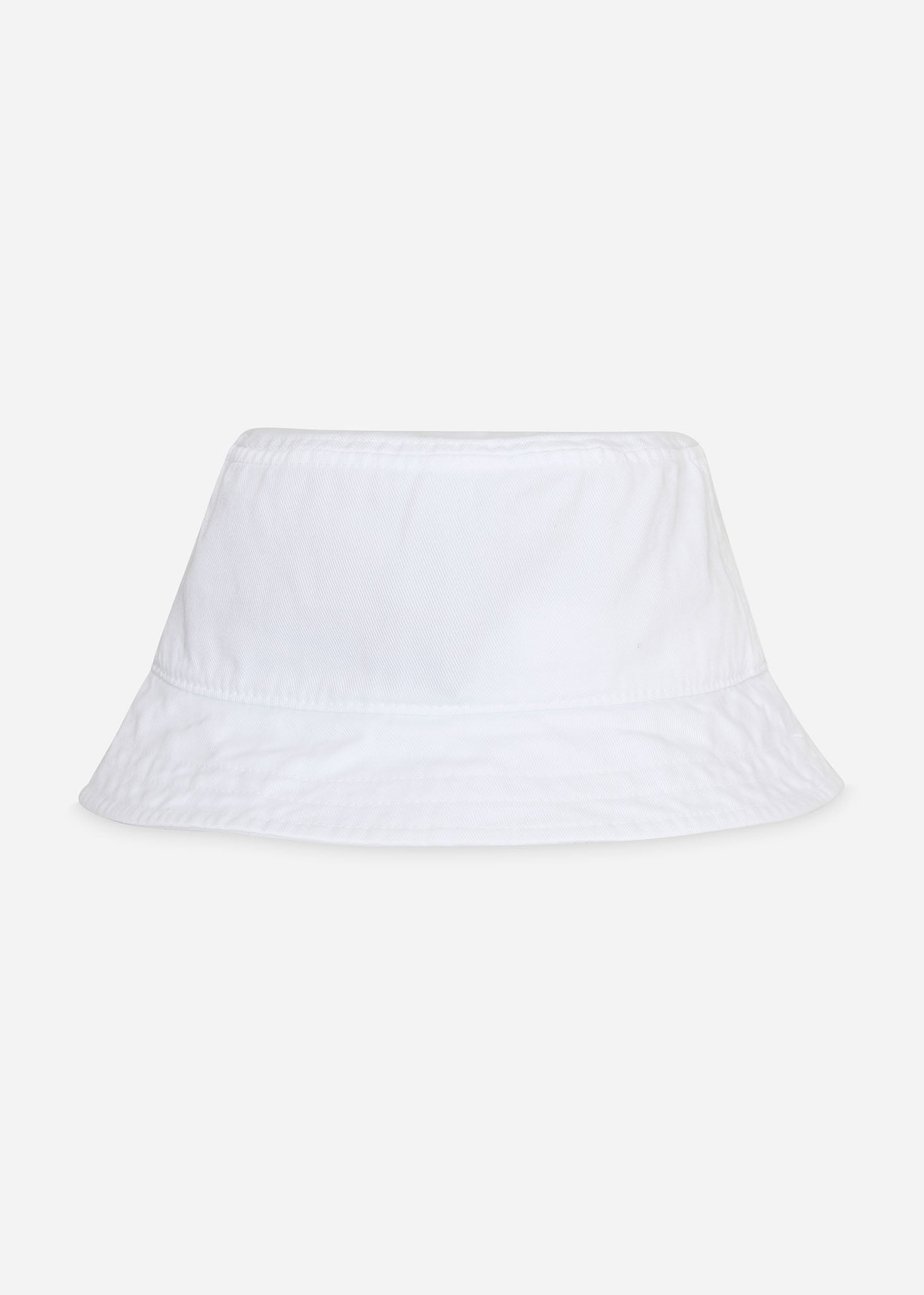 Lyle & Scott Bucket Hats  Cotton twill bucket hat - white 