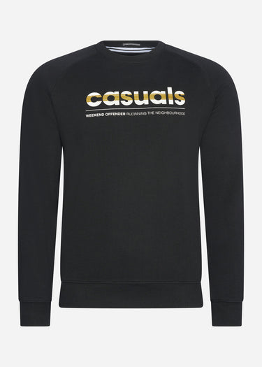 Weekend Offender Truien  Badali sweat - black 