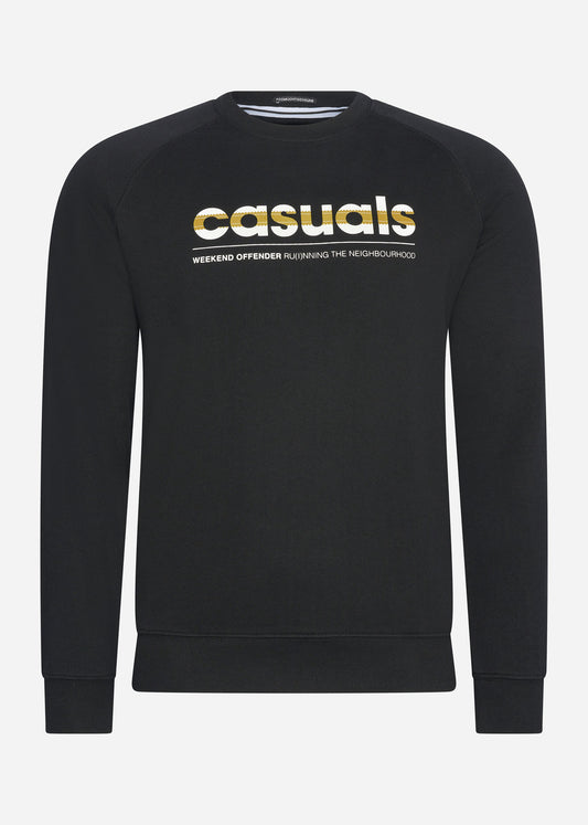 casuals sweater black weekend offender
