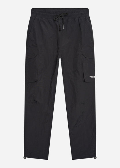 Marshall Artist Broeken  Forte polyamide cargo pant - black 