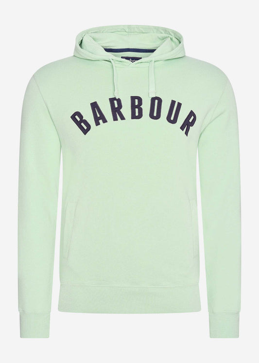 barbour hoodie dusty mind