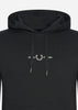 Fred Perry Hoodies  Embroidered hooded sweatshirt - black 