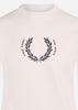 Fred Perry Truien  Laurel wreath sweatshirt - snow white 