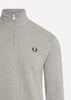 Fred Perry Truien  Half zip sweatshirt - steel marl 