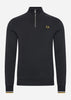 Fred Perry Truien  Half zip sweatshirt - black 