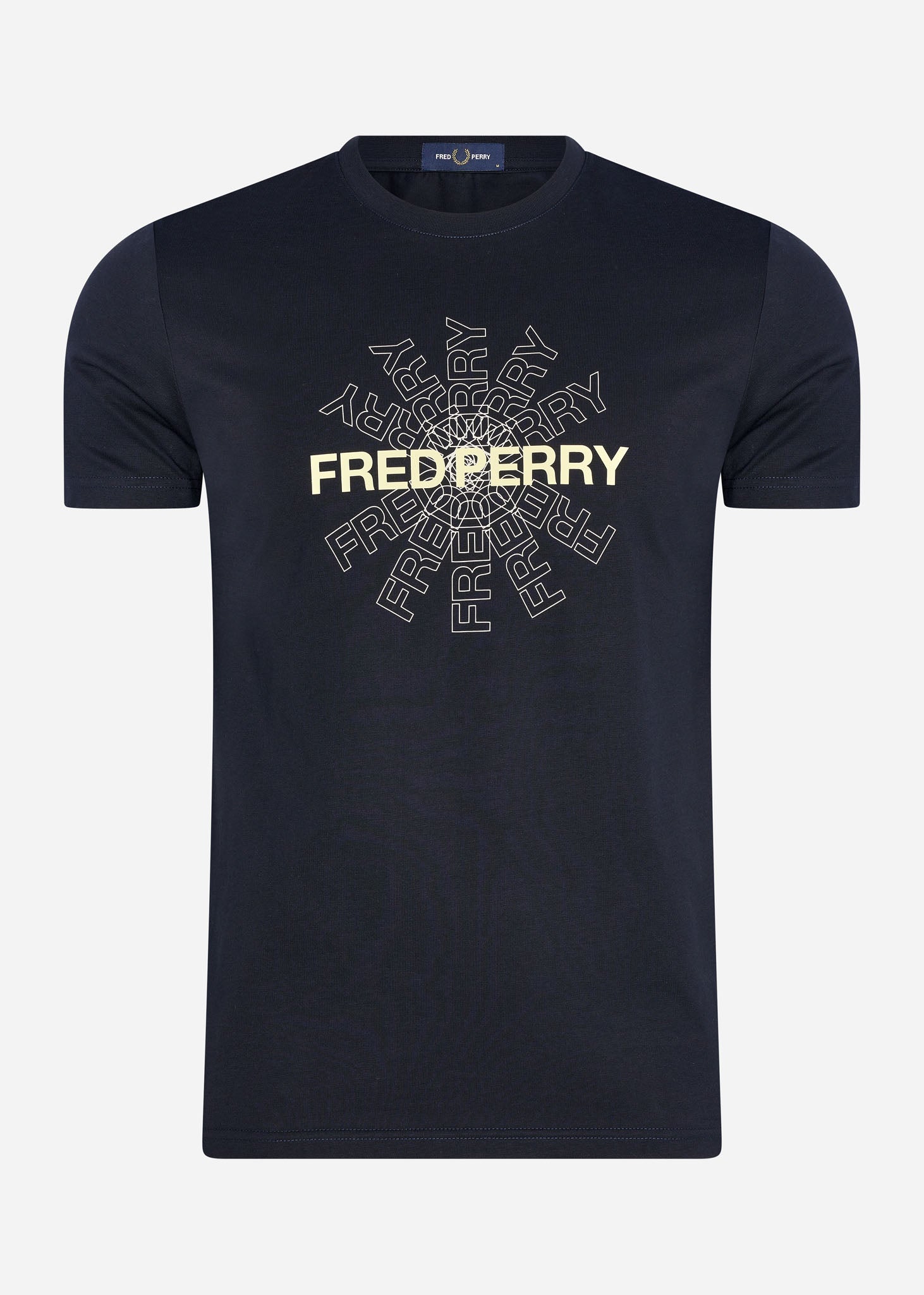 Fred perry graphic t-shirt - navy - Fred Perry
