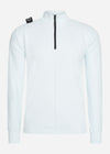 MA.Strum Truien  Dfp funnel neck zip top - illusion blue 