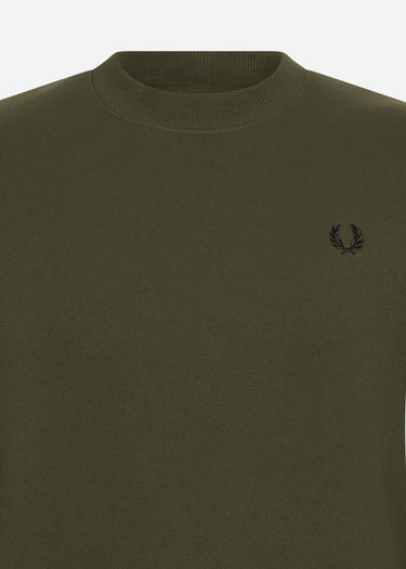 Fred Perry Truien  Crew neck sweatshirt - hunting green 