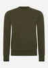 Fred Perry Truien  Crew neck sweatshirt - hunting green 