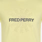 Fred perry graphic t-shirt - wax yellow - Fred Perry