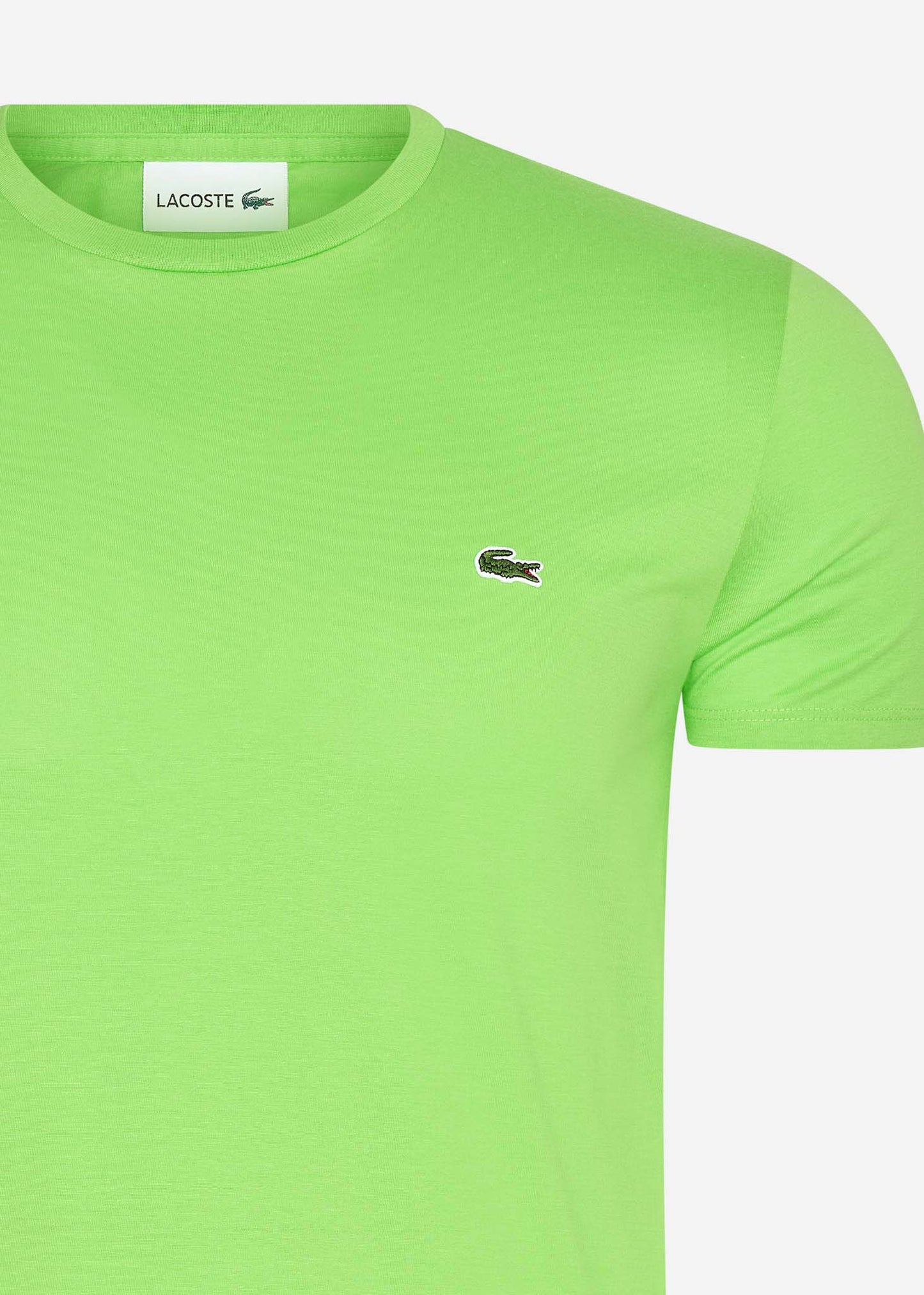 lacoste t-shirt summer neon green
