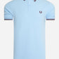Twin tipped fred perry shirt - glac port mahogany