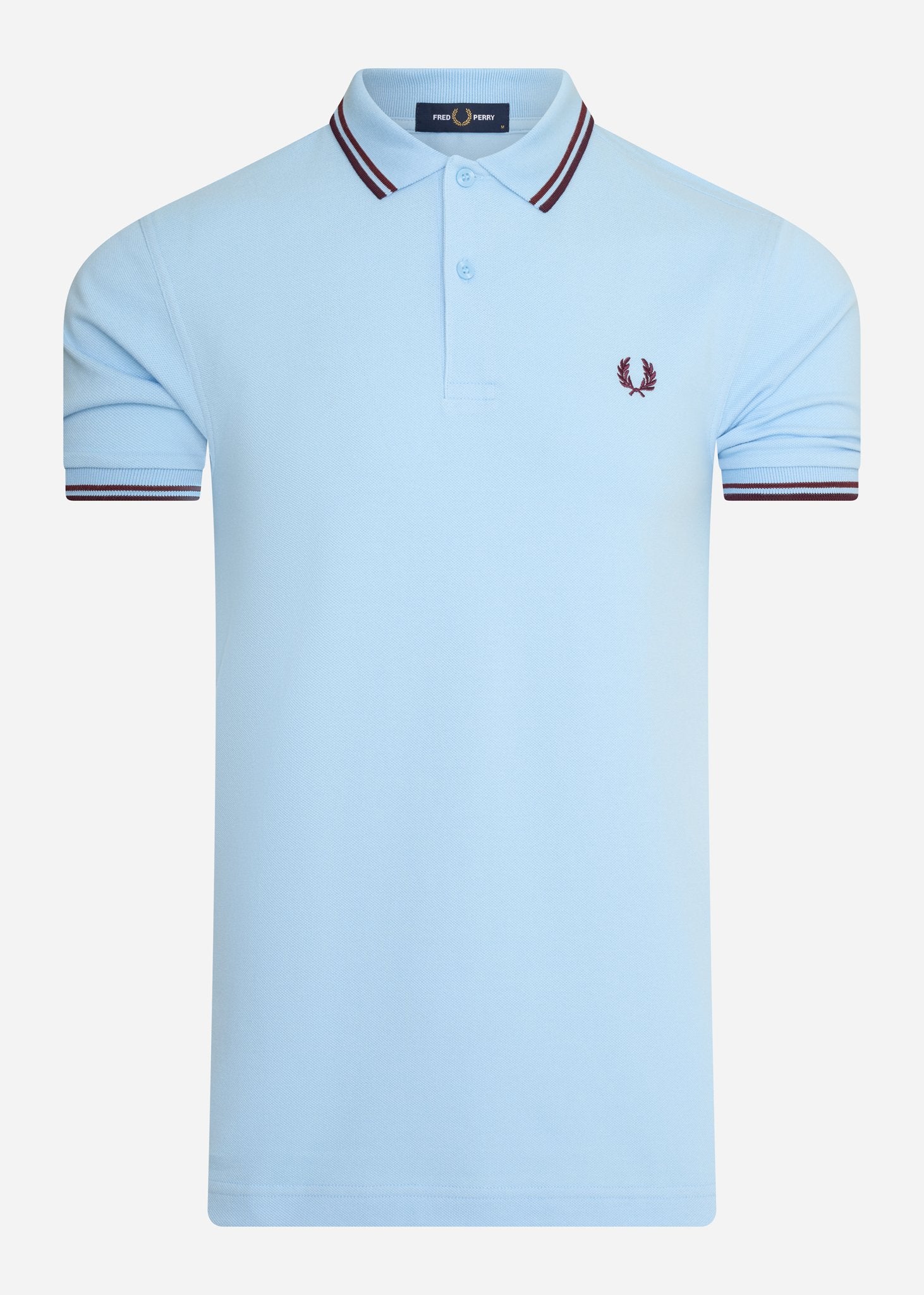 Fred Perry Polo's  Twin tipped fred perry shirt - glac port mahogany 
