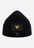 Lyle & Scott Mutsen  Casuals fisherman beanie - jet black 